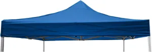 10 x 10 Canopy Replacement Top Large Frame Pop Up Canopy Replacement Top 10 x 10 (Blue)