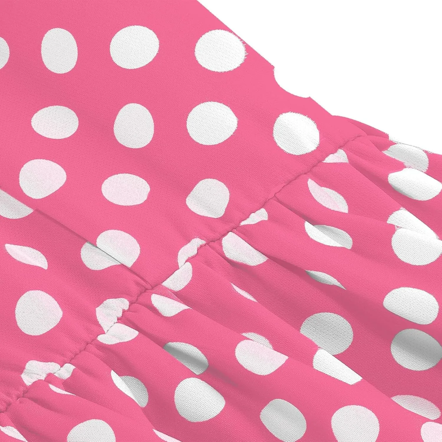 1950s Dress for Women Vintage Elegant Cap Sleeve Polka Dot Cocktail Party Dresses Rockabilly Homecoming Swing Dress
