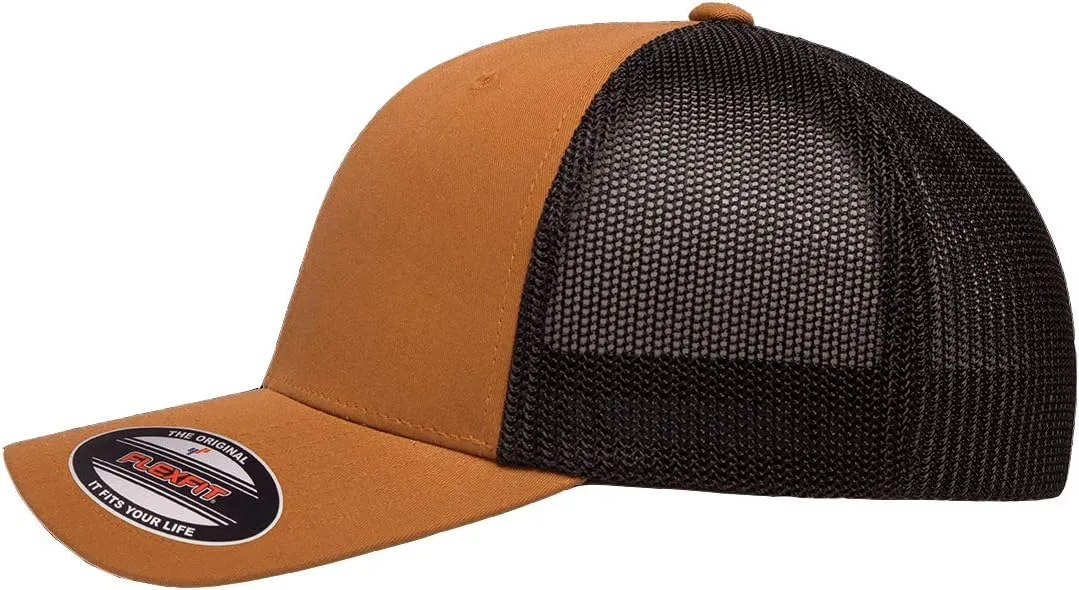 1989-99 Miata Sports Car Classic Outline Design Flexfit 6511 Trucker Mesh Fitted Cap