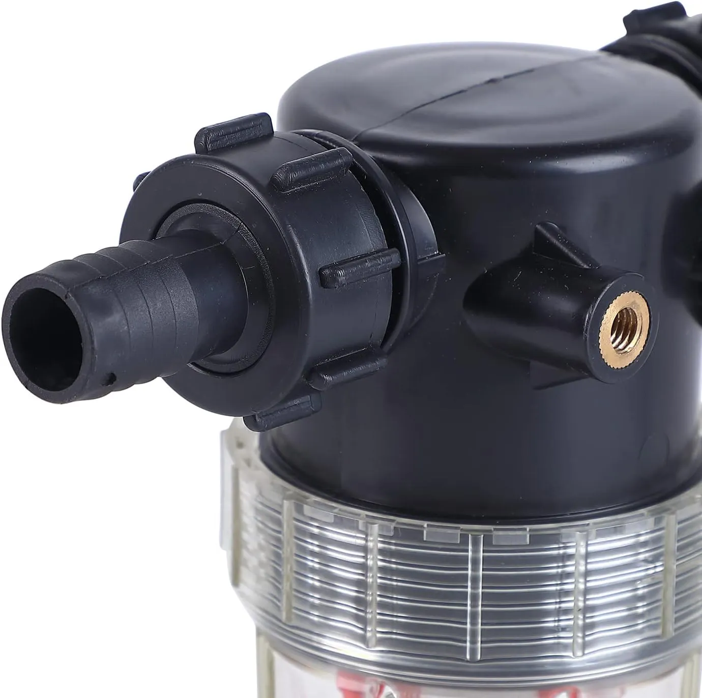 3/4''1/2''hose barb filter, sedimentation filter accessories for inlet water of pressure washer (304 stainless steel, with 40 mesh and 100 mesh filter screens)
