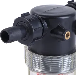 3/4''1/2''hose barb filter, sedimentation filter accessories for inlet water of pressure washer (304 stainless steel, with 40 mesh and 100 mesh filter screens)