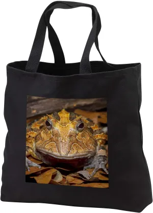 3dRose Danita Delimont - Frogs - South American horned frog. - Tote Bags (tb_345273)