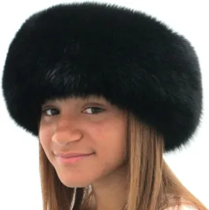 4 inches Regular Width Fox Headband/Neck Warmer