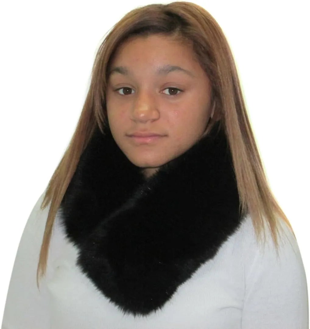 4 inches Regular Width Fox Headband/Neck Warmer