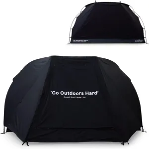 4 Person Canvas Tent with Full Rainfly&Footprint, Easy Set Up Breathable 4 Season FamilyTent for Winter Outdoor Glamping Car Camping