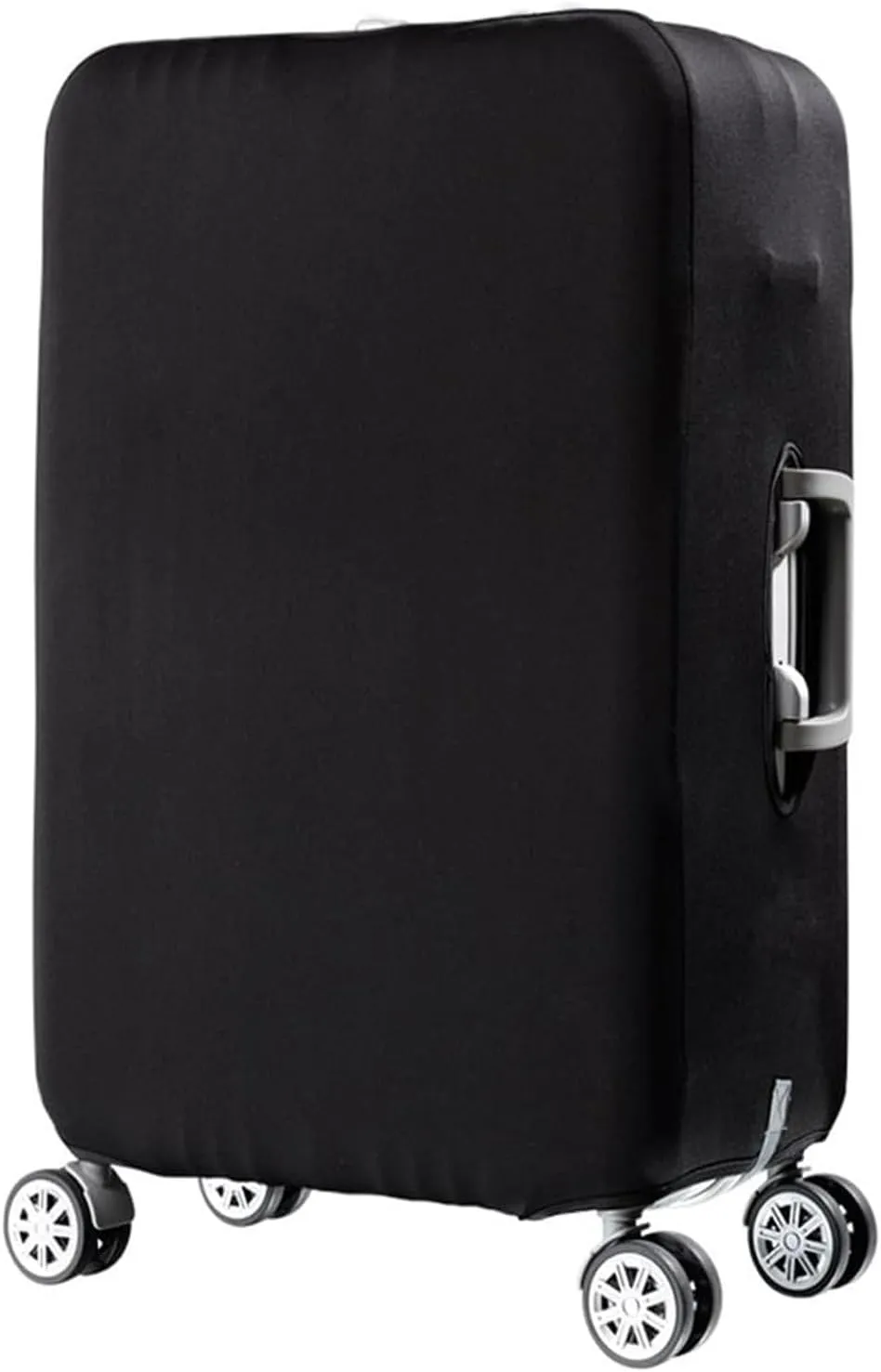 7-Mi Suitcase Cover Spandex Travel Luggage Covers Organizers Trolley Protector Fits 31 to 32 Inch Baggage Case Sleeve Black