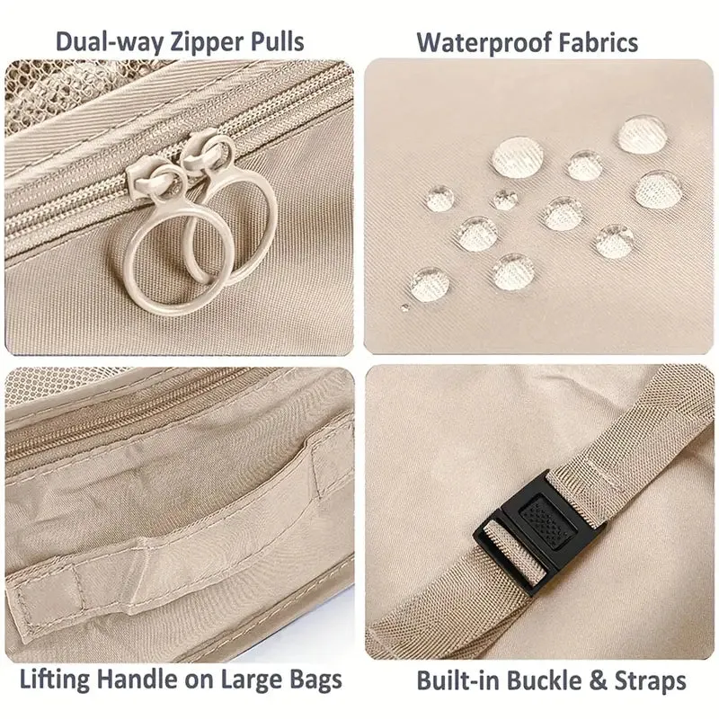 7 PCS Travel Luggage Organizers Bag | For All Kinds Of Clothes & Accessories (Multi-Color)