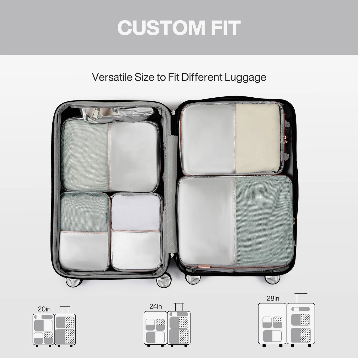 7 Set Packing Cubes