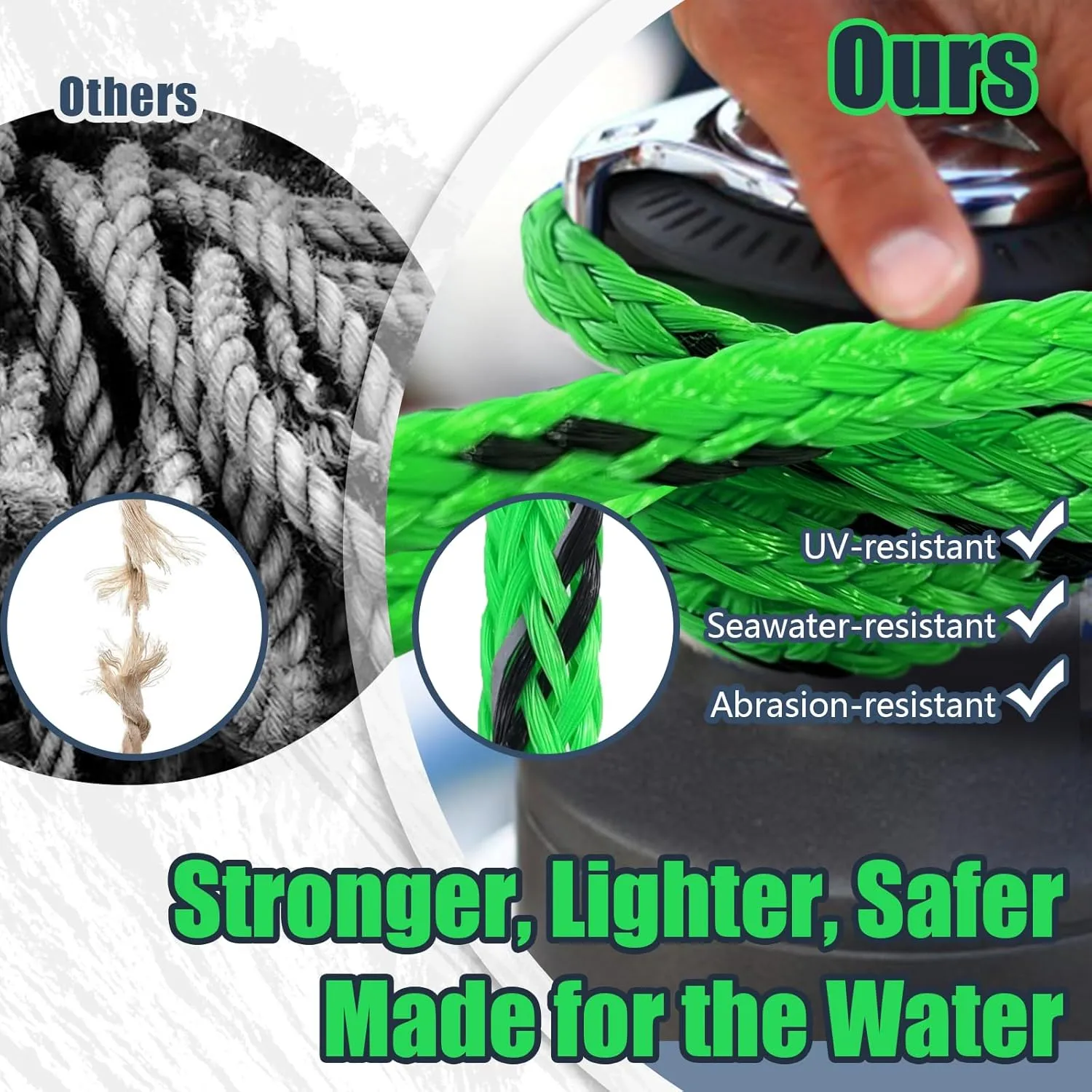 75ft Wakeboard Rope with Handle for Wakeboarding Waterskiing and Wakesurfing
