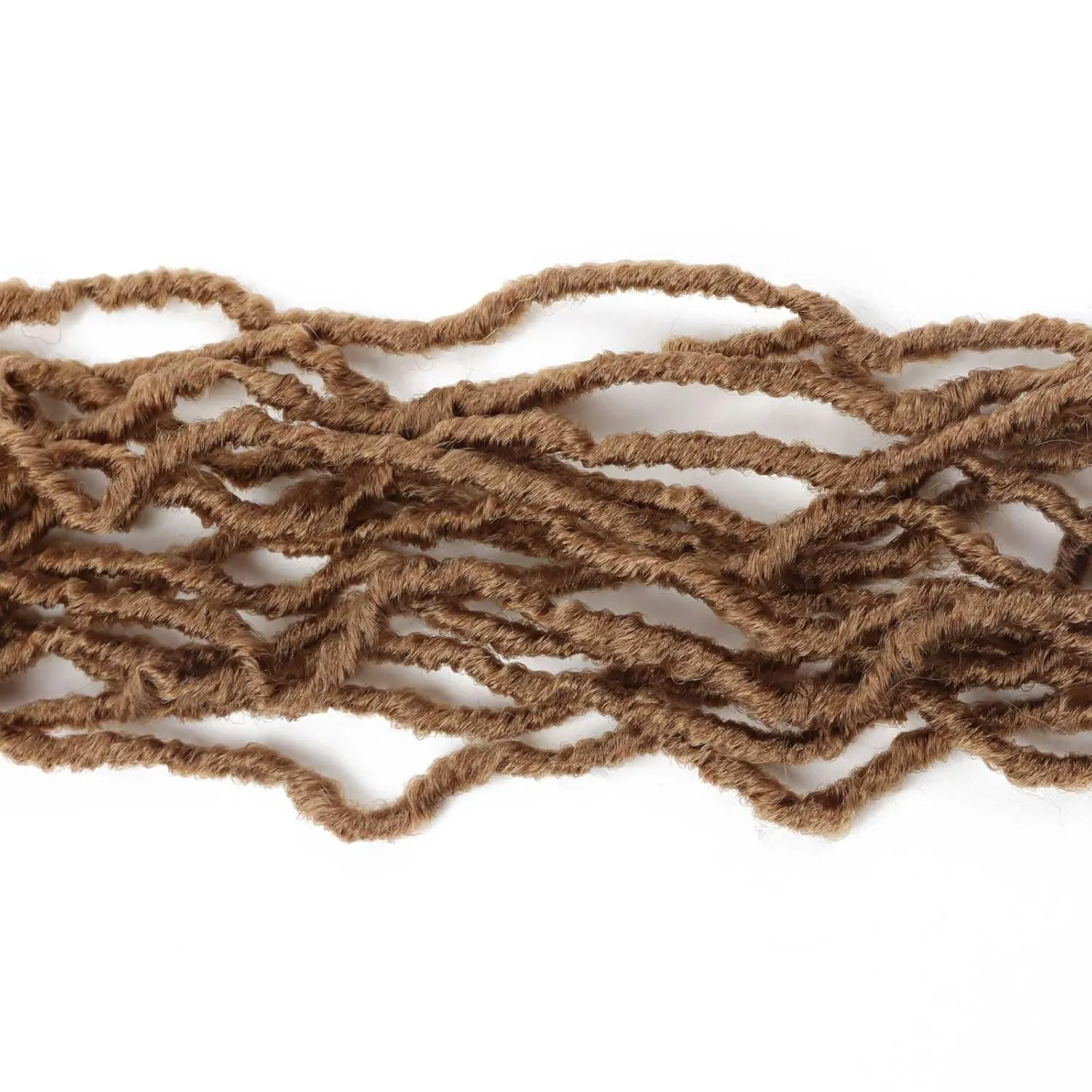 8 Packs 24 Inch Faux Locs Crochet Hair for Butterfly Locs Distressed Soft Locs Crochet Hair for Women (24 Inch(Pack of 8), 27#)