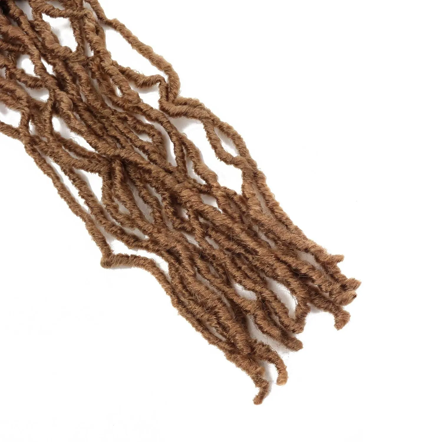 8 Packs 24 Inch Faux Locs Crochet Hair for Butterfly Locs Distressed Soft Locs Crochet Hair for Women (24 Inch(Pack of 8), 27#)