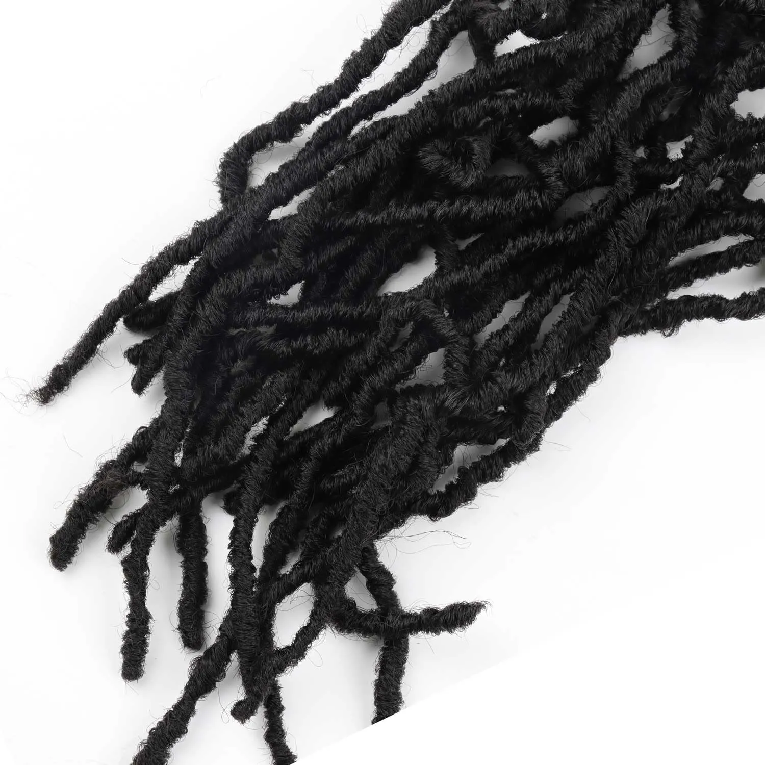 8 Packs 24 Inch Faux Locs Crochet Hair for Butterfly Locs Distressed Soft Locs Crochet Hair for Women (24 Inch(Pack of 8), 2#)
