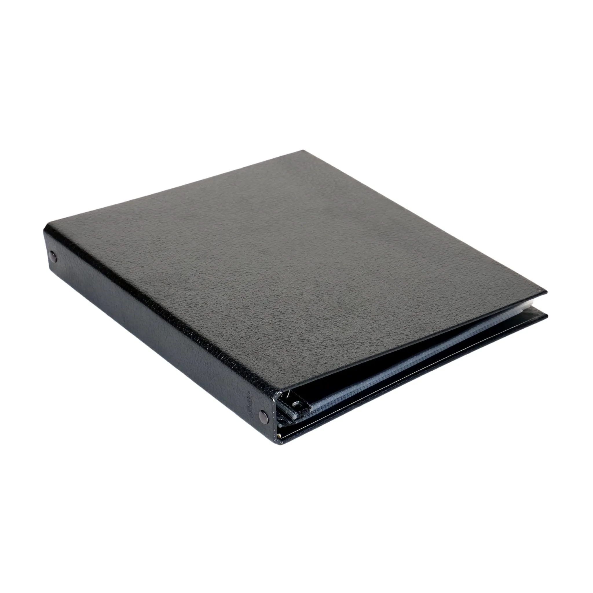 8.5" x 11" Professional Textured Hardcover Portfolio Book - Multiring Binder with 10 Archival Pages (Expandable to 30)