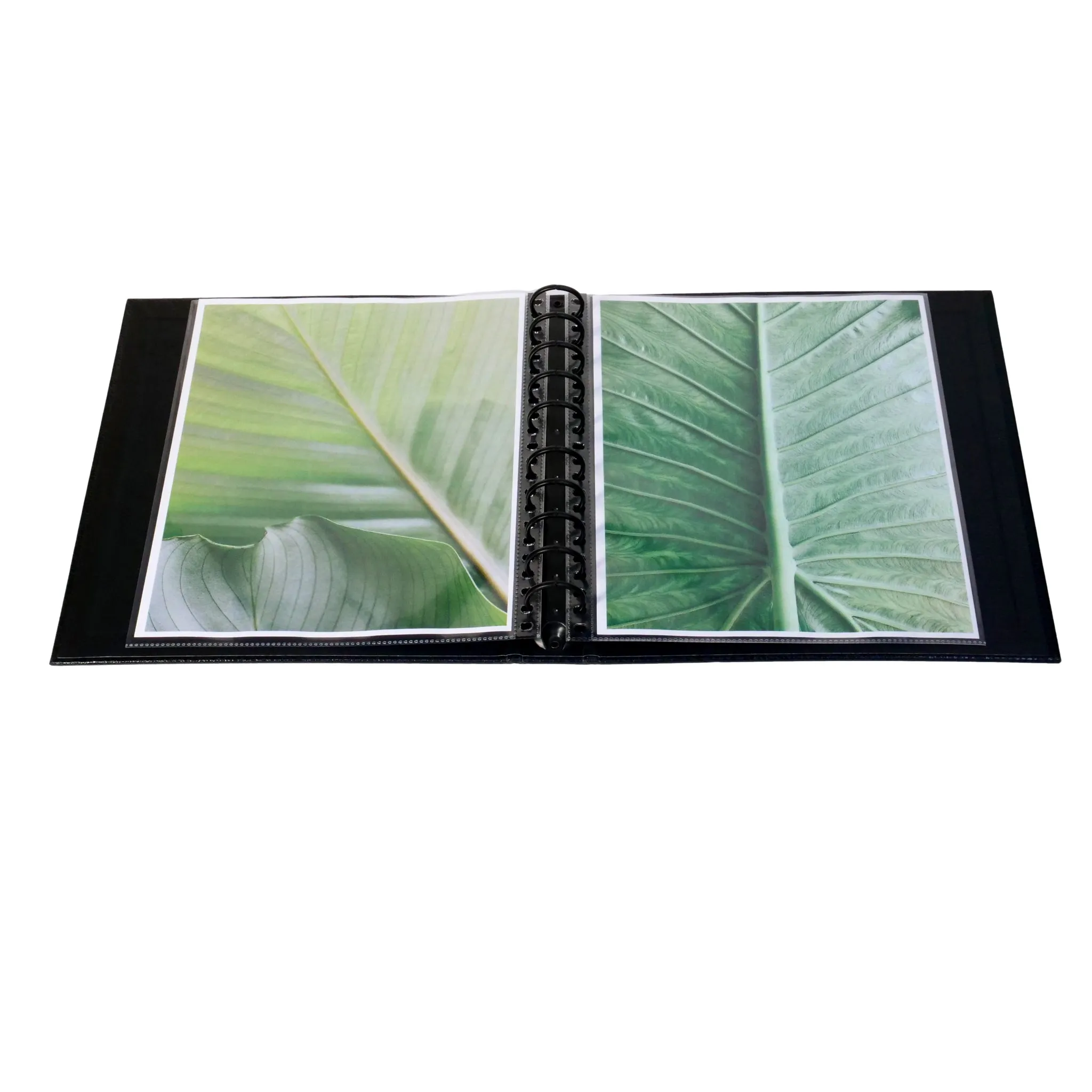 8.5" x 11" Professional Textured Hardcover Portfolio Book - Multiring Binder with 10 Archival Pages (Expandable to 30)