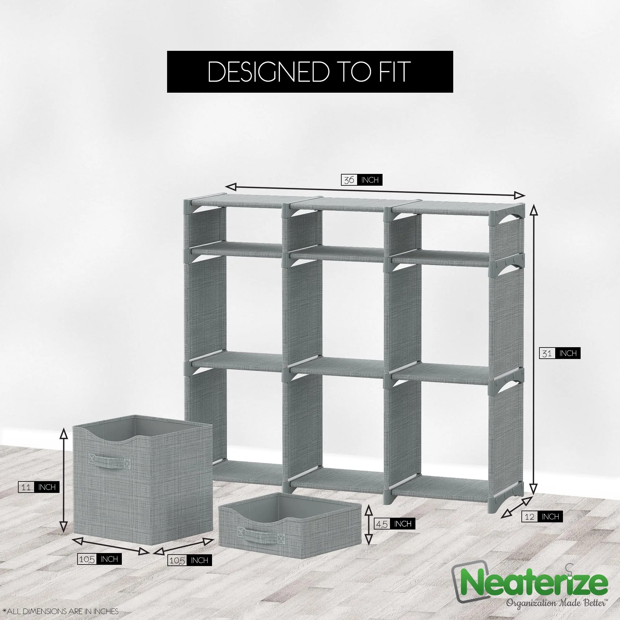 9 Cube Closet Organizers