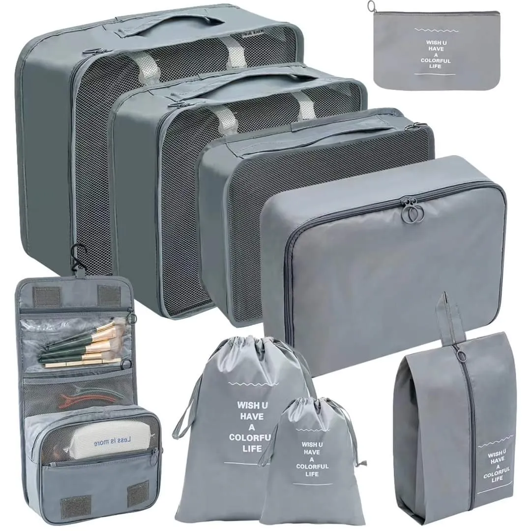 9pcs Luggage Travel Organizers