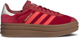 Adidas Gazelle Bold Womens Sneaker (Bright Red Velvet, 7.5)