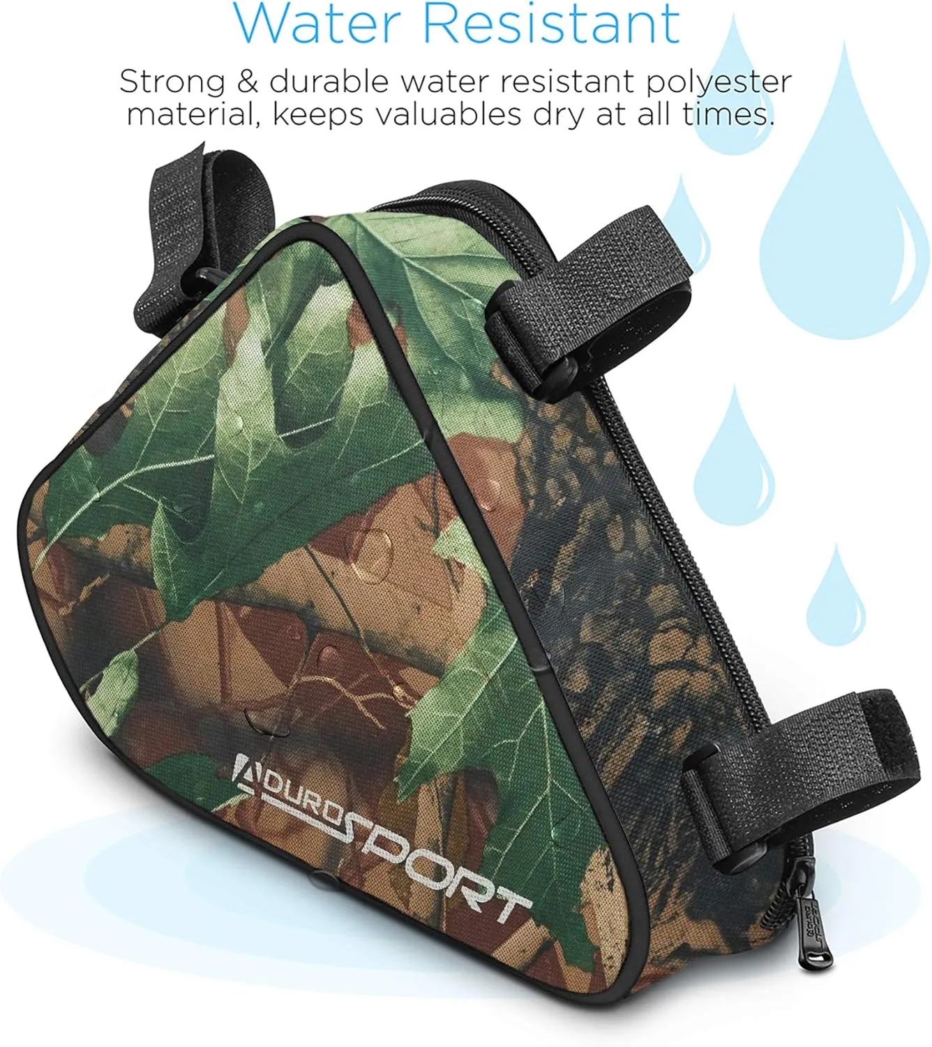 Aduro Sport Bicycle Bike Storage Bag Triangle Saddle Frame Pouch for Cycling