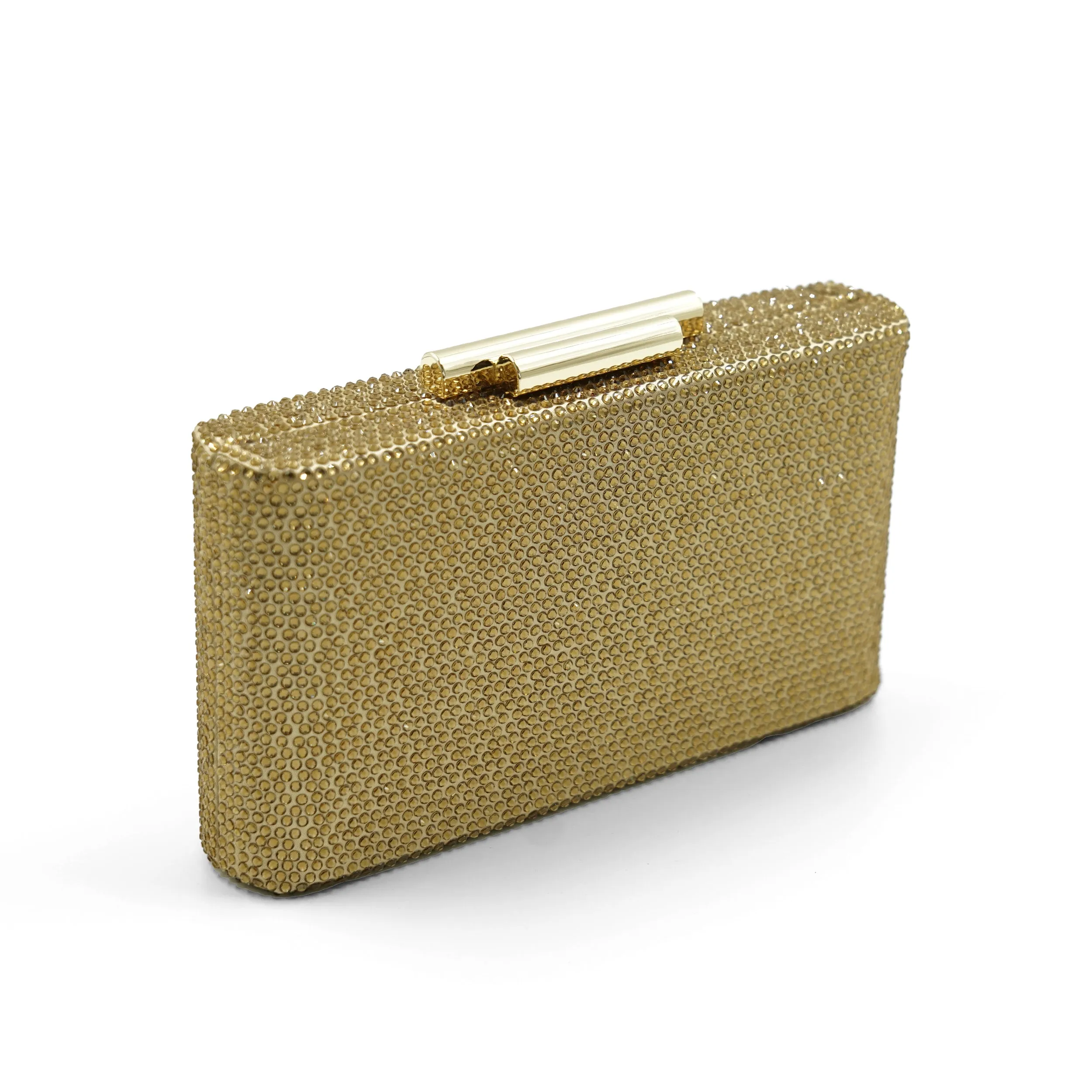 Alexa Crystal Clutch (Gold)