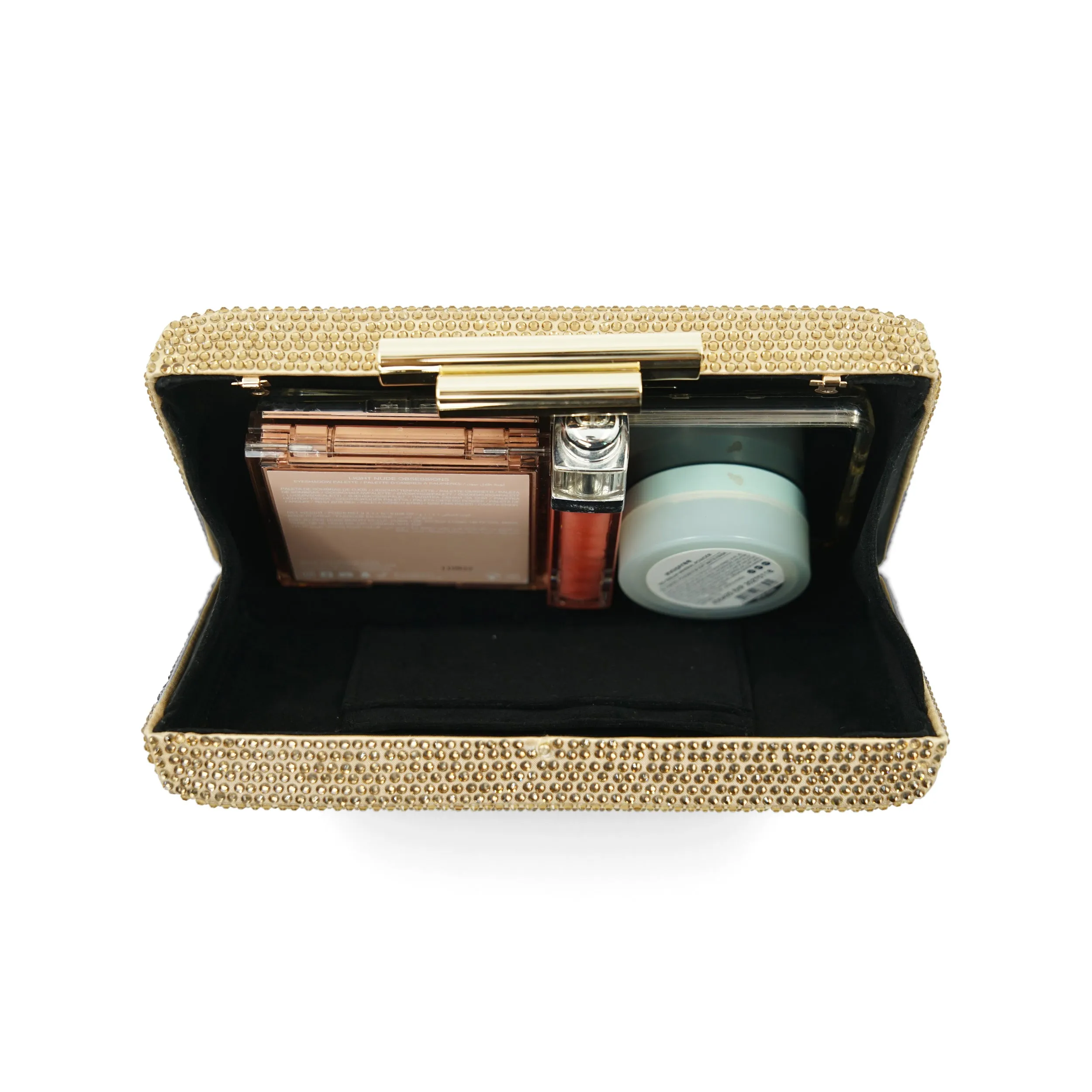 Alexa Crystal Clutch (Gold)