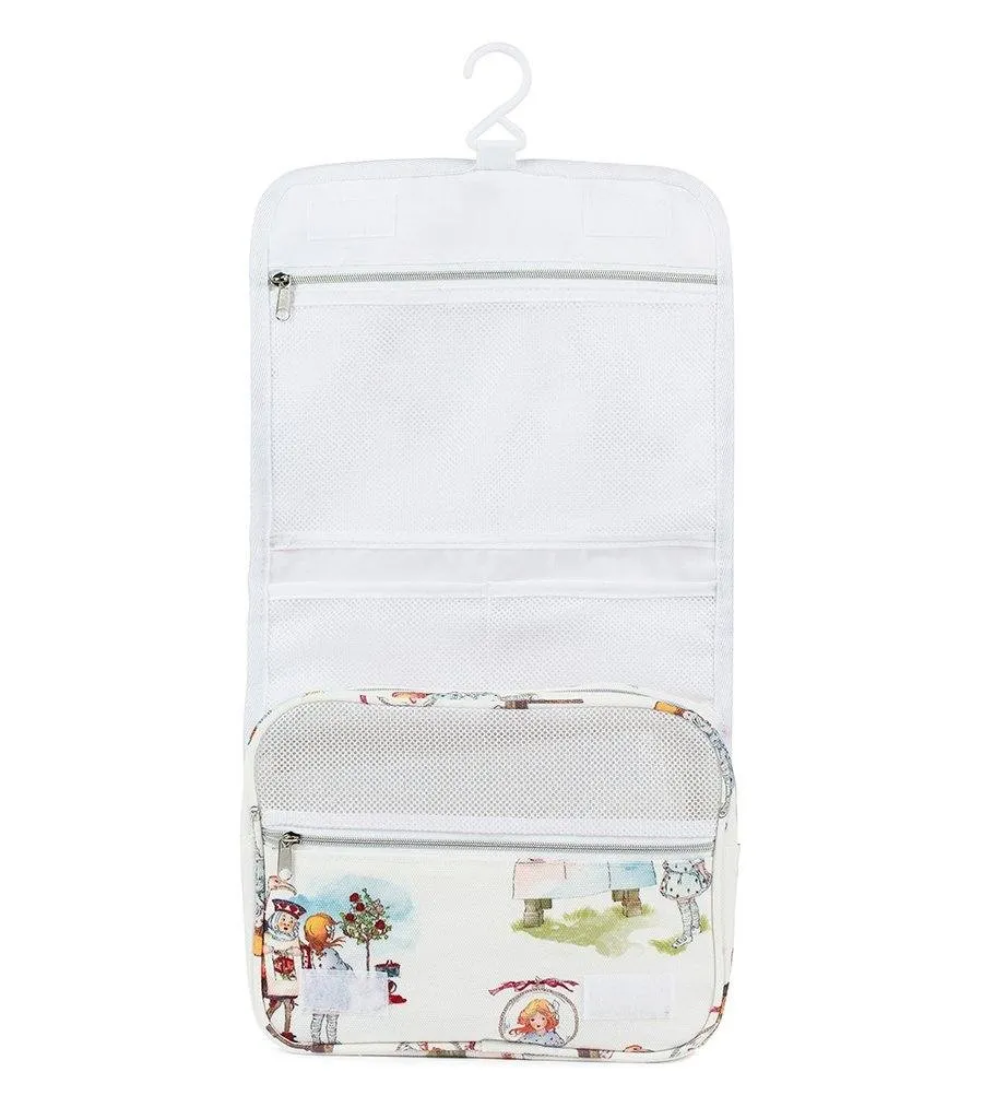 Alice in Wonderland Canvas Toiletry Organiser Bag