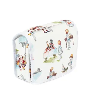 Alice in Wonderland Canvas Toiletry Organiser Bag