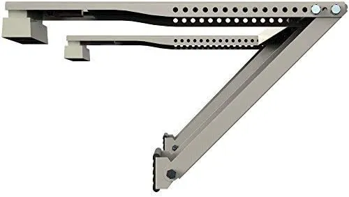 Alpine Hardware American Owned Universal Window Air Conditioner & Heat Pump Bracket Heavy-Duty Window AC Support-Support Air Conditioner Up to 180lbs for 12000 BTU AC to 24000 BTU AC Units Heavy Duty