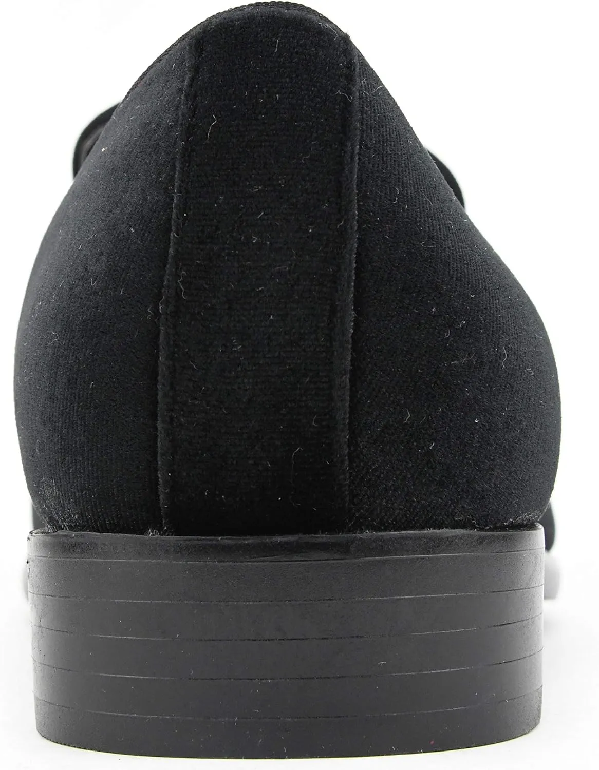 Amali Aller, Mens Casual Shoes - Loafers Men Slip on Shoes - Man Made Velvet Men's Slippers with Metal and Knitted Buckle - Mens Tuxedo Shoes
