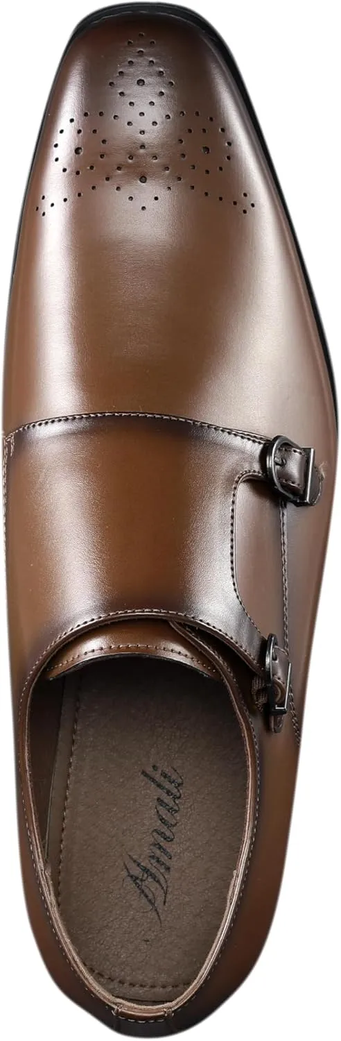 Amali Tucker - Mens Dress Shoes - Double-Monkstrap Shoes for Men - Designer Mens Shoes
