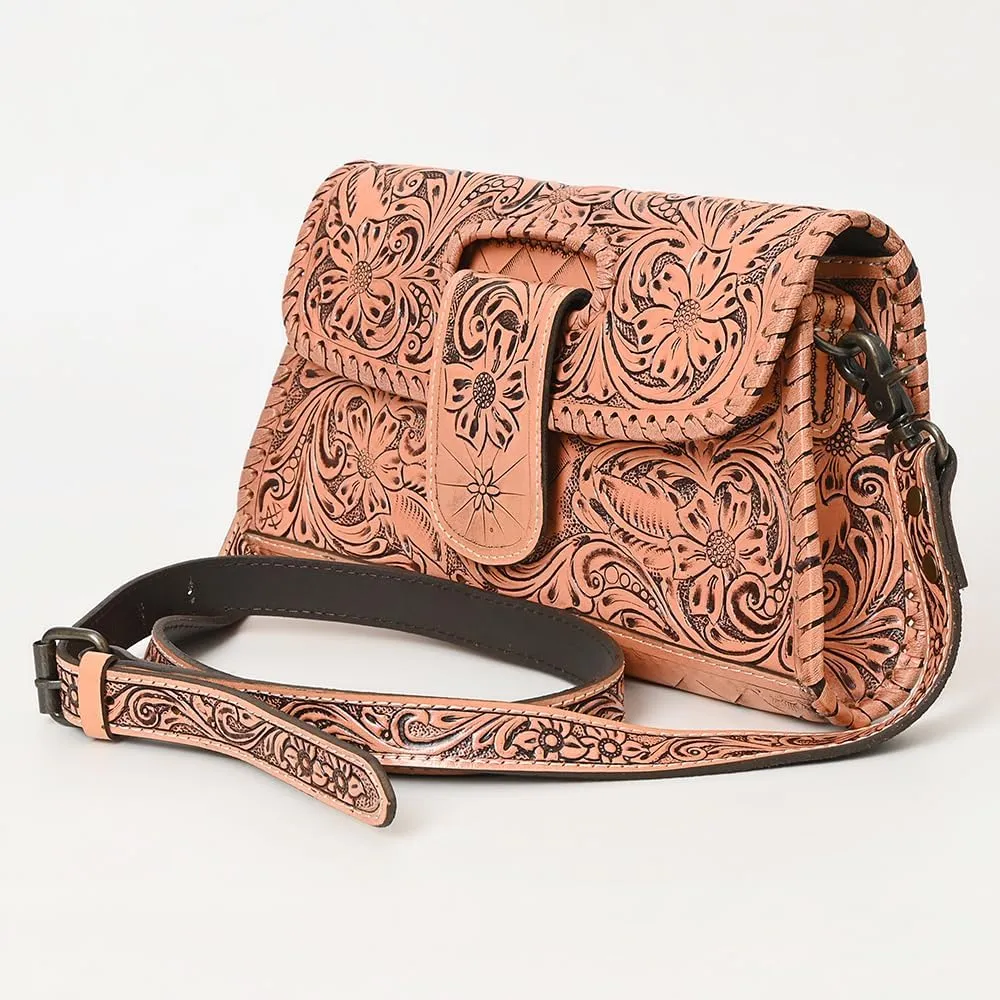 American Darling Wallet Hand Tooled Genuine Leather Women Bag Western Handbag Purse