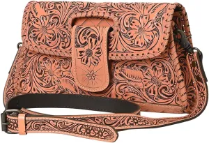 American Darling Wallet Hand Tooled Genuine Leather Women Bag Western Handbag Purse