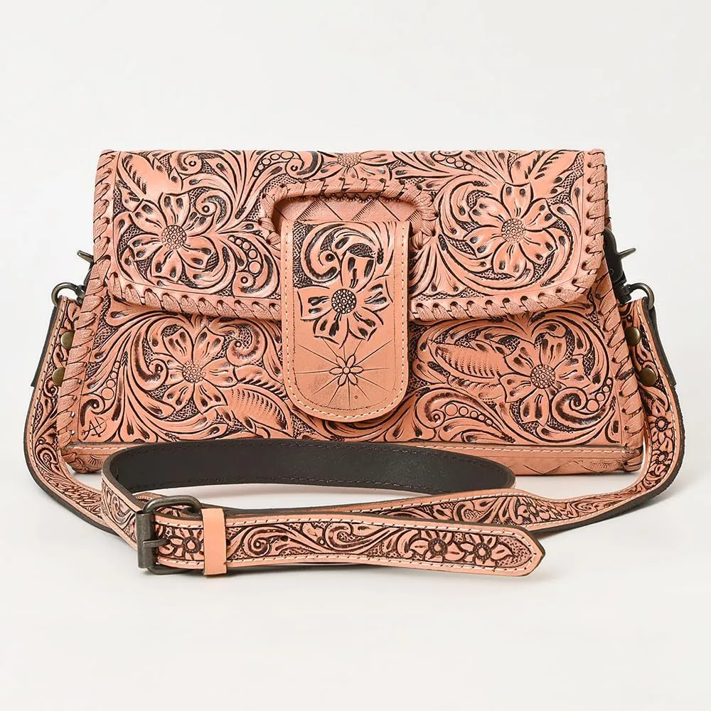 American Darling Wallet Hand Tooled Genuine Leather Women Bag Western Handbag Purse