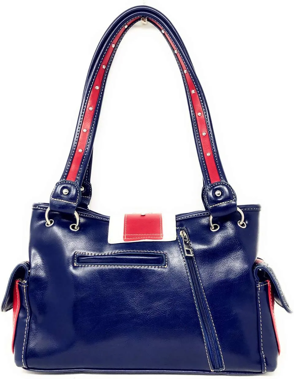 American Flag Rhinestone Handbag, Purse Wallet in Multi Colors