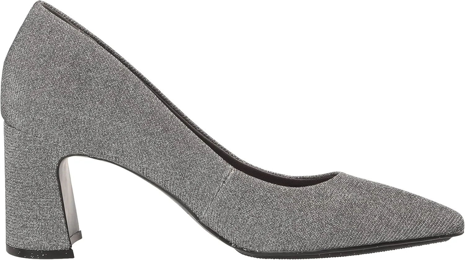 Anne Klein Womens Benedette Padded Insole Faux Leather Pumps