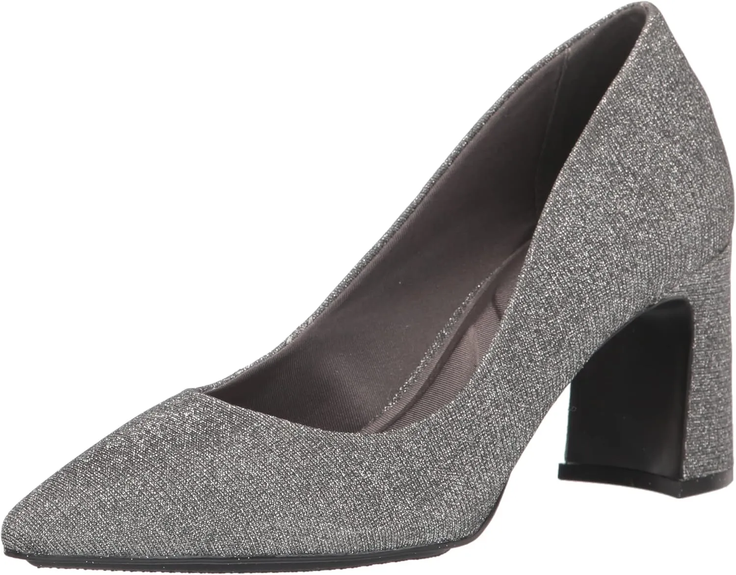 Anne Klein Womens Benedette Padded Insole Faux Leather Pumps