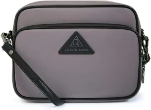 Anti-Theft Waterproof Full Cross-Body Bag with Adjustable Faux Leather Strap with Classic Hardware