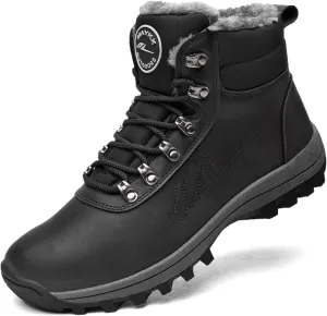 Artlea Winter Snow Boots For Women Mens Hiking Mid Calf Waterproof Outdoor Boots