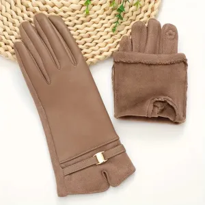Ava Waterproof Leather Gloves