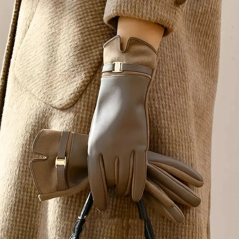 Ava Waterproof Leather Gloves