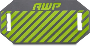 AWP Foam Kneeling Pad for Electricians, Carpenters, Mechanics, Plumbers, Landscapers & More | Shock Absorbing 1.5" Foam Kneeling Work Pad, | High Visibility Green