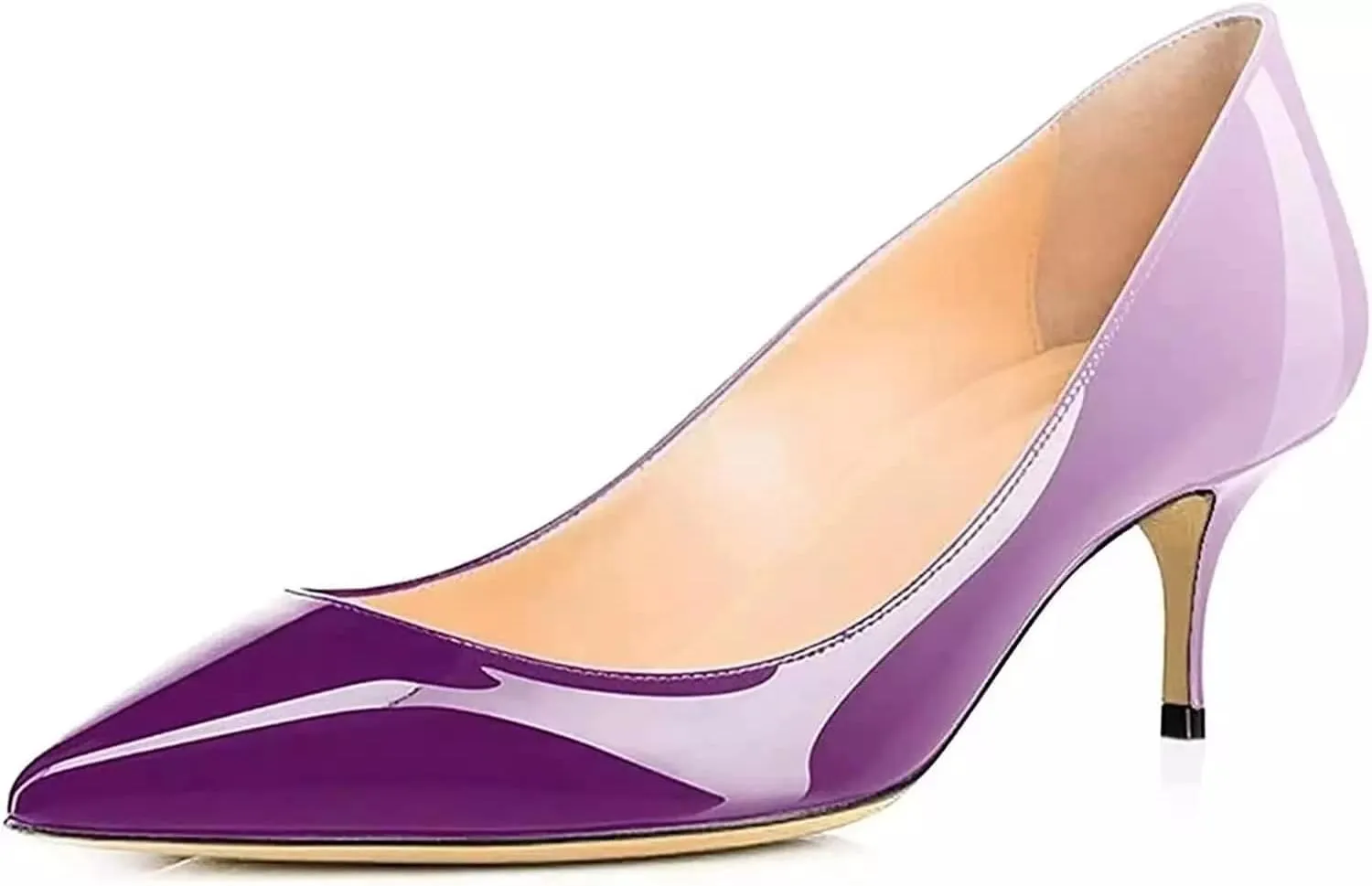 Axellion Women's 2.5IN High Heels Stiletto Pumps Pointed Toe Dress Wedding Shoes, Comfortable & Elegant for Work, Prom, and Evening Events