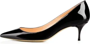 Axellion Women's 2.5IN High Heels Stiletto Pumps Pointed Toe Dress Wedding Shoes, Comfortable & Elegant for Work, Prom, and Evening Events