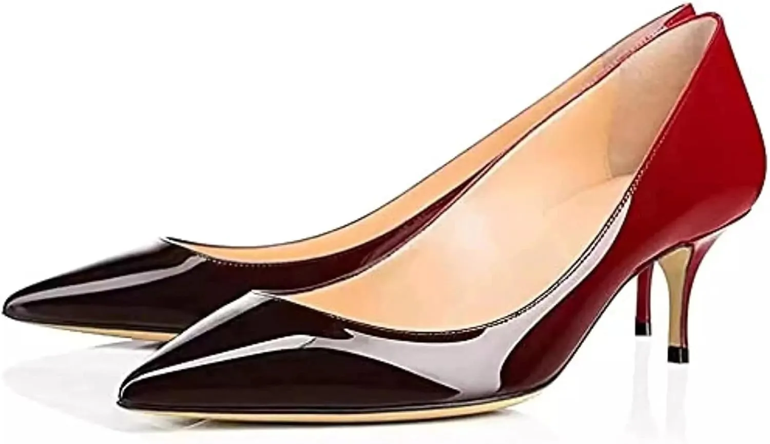 Axellion Women's 2.5IN High Heels Stiletto Pumps Pointed Toe Dress Wedding Shoes, Comfortable & Elegant for Work, Prom, and Evening Events