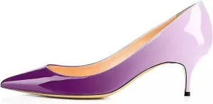 Axellion Women's 2.5IN High Heels Stiletto Pumps Pointed Toe Dress Wedding Shoes, Comfortable & Elegant for Work, Prom, and Evening Events
