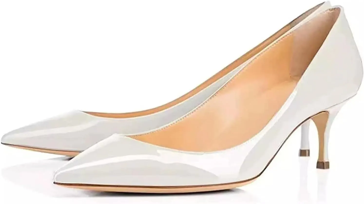 Axellion Women's 2.5IN High Heels Stiletto Pumps Pointed Toe Dress Wedding Shoes, Comfortable & Elegant for Work, Prom, and Evening Events
