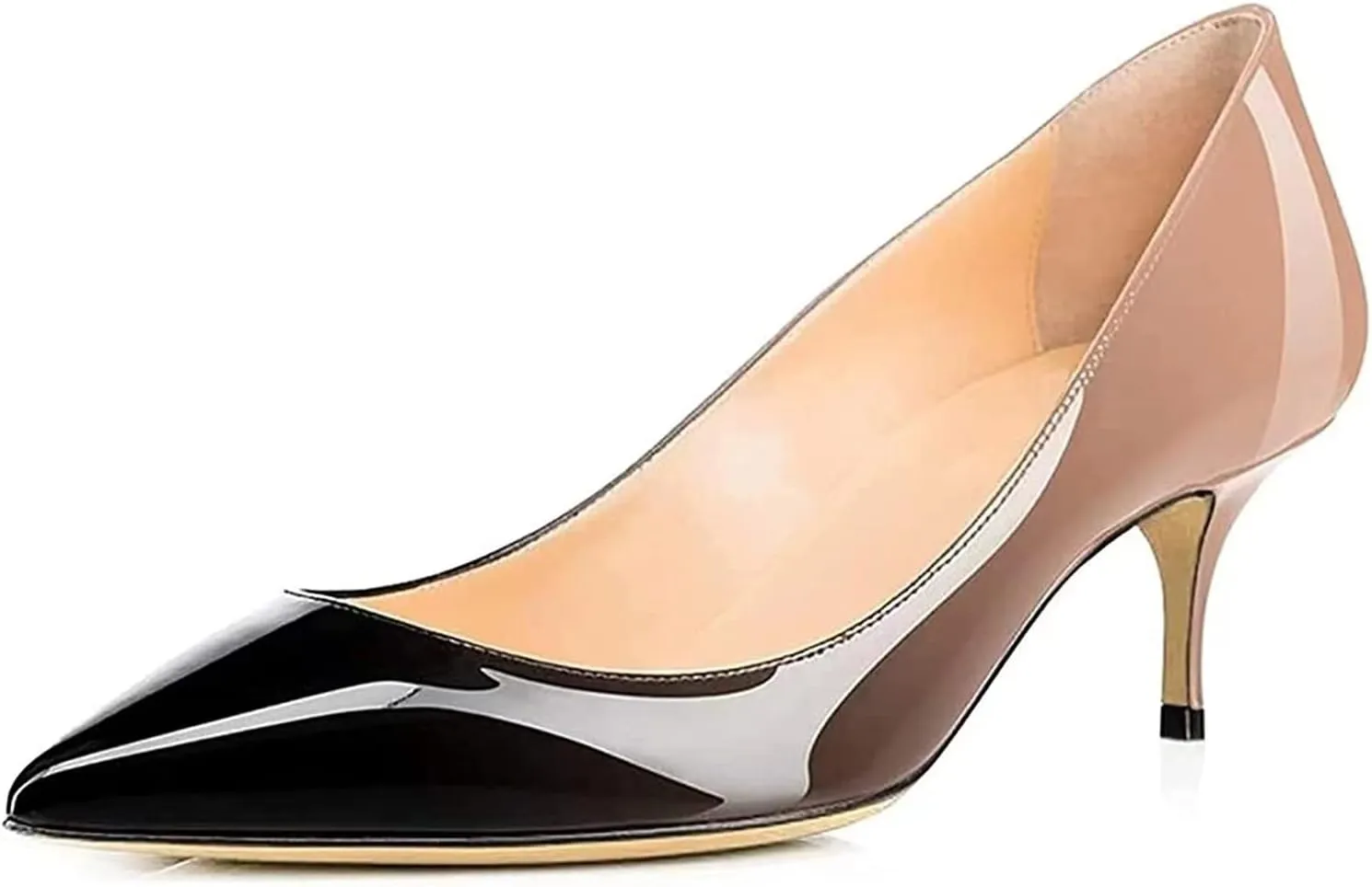 Axellion Women's 2.5IN High Heels Stiletto Pumps Pointed Toe Dress Wedding Shoes, Comfortable & Elegant for Work, Prom, and Evening Events
