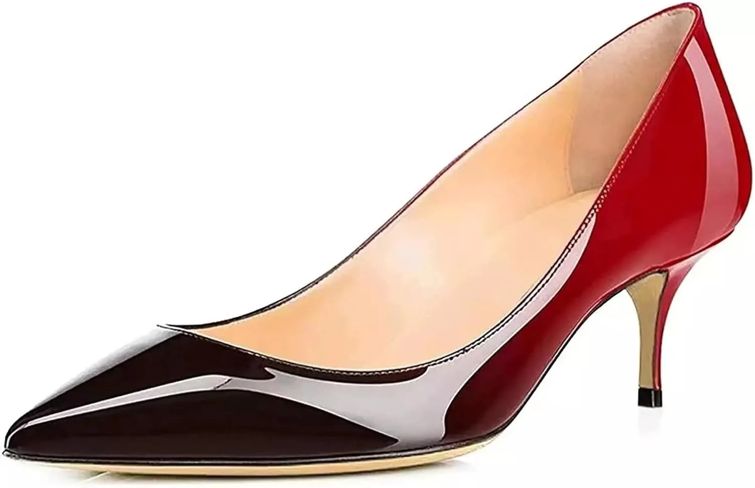 Axellion Women's 2.5IN High Heels Stiletto Pumps Pointed Toe Dress Wedding Shoes, Comfortable & Elegant for Work, Prom, and Evening Events