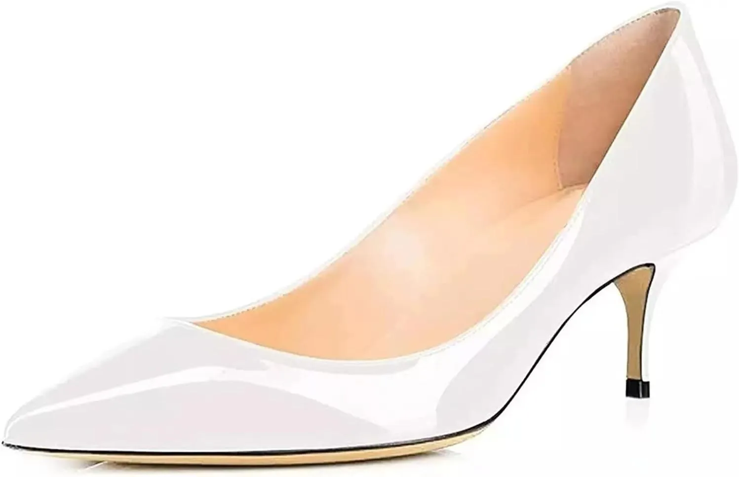 Axellion Women's 2.5IN High Heels Stiletto Pumps Pointed Toe Dress Wedding Shoes, Comfortable & Elegant for Work, Prom, and Evening Events