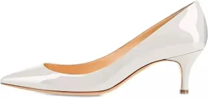 Axellion Women's 2.5IN High Heels Stiletto Pumps Pointed Toe Dress Wedding Shoes, Comfortable & Elegant for Work, Prom, and Evening Events