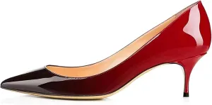Axellion Women's 2.5IN High Heels Stiletto Pumps Pointed Toe Dress Wedding Shoes, Comfortable & Elegant for Work, Prom, and Evening Events